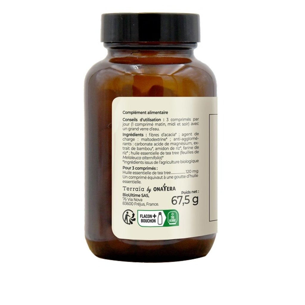 Huile essentielle de Tea tree Bio en comprimés - Terraïa