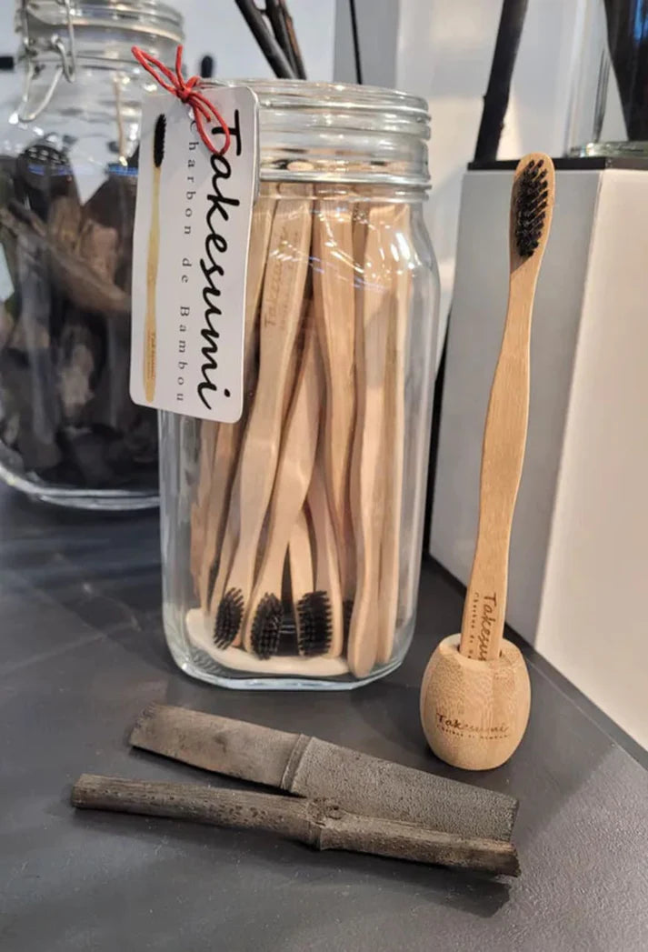 Porte Brosse à dent en Bambou - Bijin