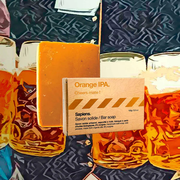 Savon solide Bio Orange IPA - Sapiens