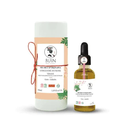 Concentré jeunesse huile visage Getto et Ashitaba BIJIN