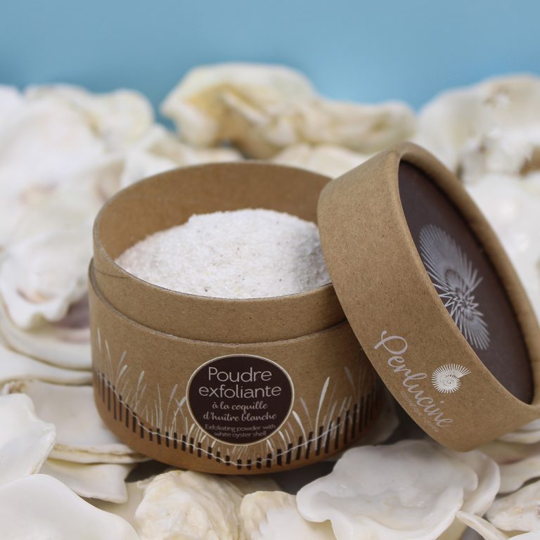 Poudre Exfoliante à la coquille d'huitre blanche PERLUCINE