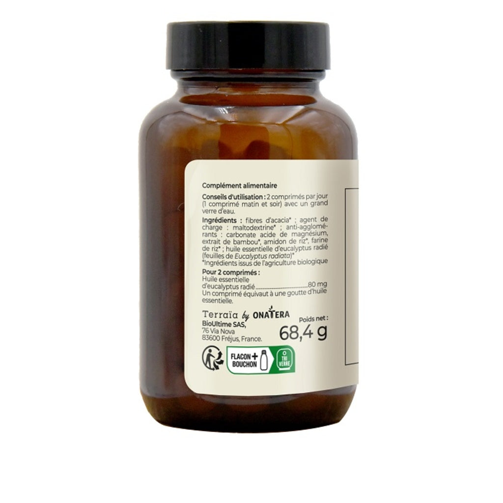 Huile essentielle d'Eucalyptus Radié Bio en comprimés - Terraïa