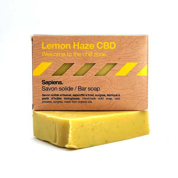Savon solide Bio Lemon Haze CBD- Sapiens