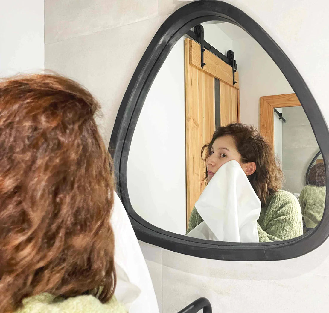 Serviette de beauté visage et corps en soie