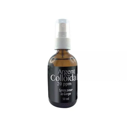 Spray Gorge Argent Colloïdal 20ppm 50ml - Dr Theiss