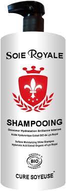 Shampooing Corps et Cheveux Soie Royale BIO Cure Soyeuse  1L Flacon pompe- HBS