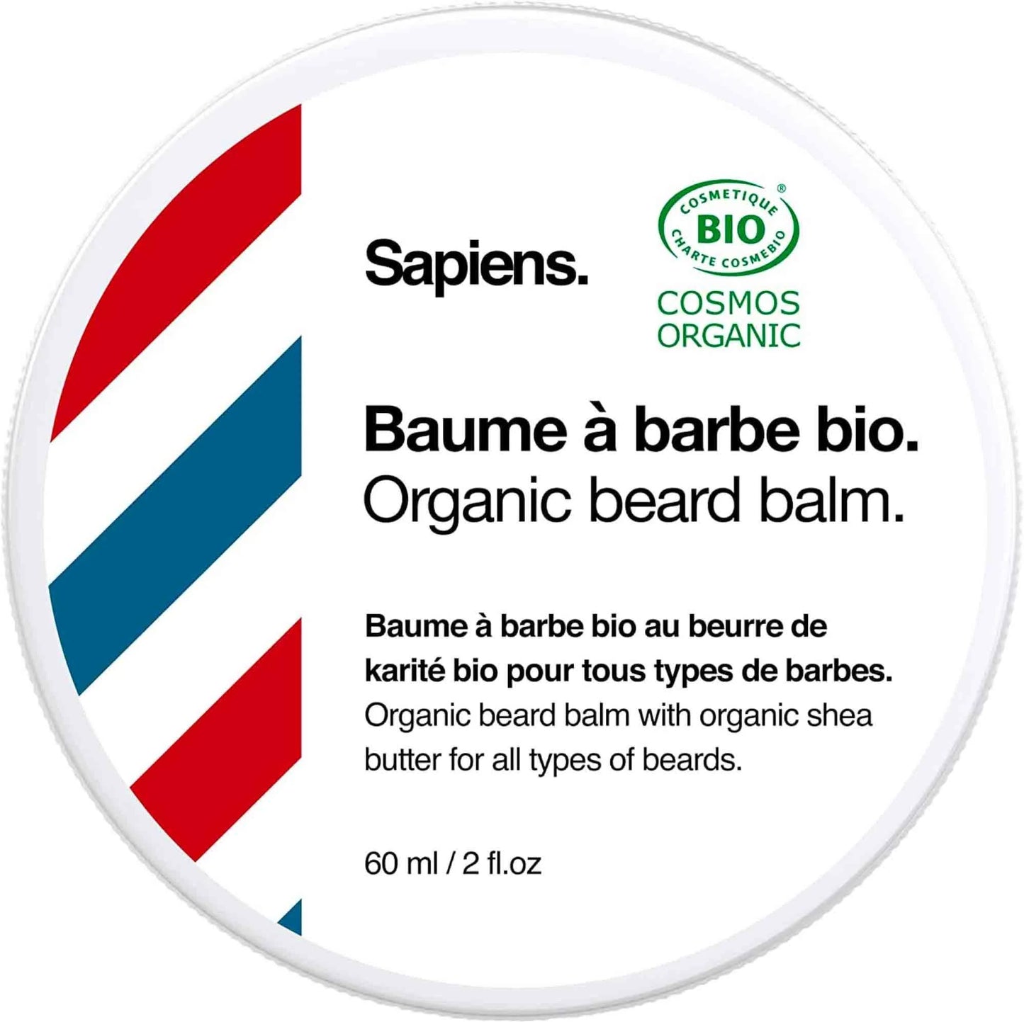 Baume a Barbe Bio 60ml - Sapiens