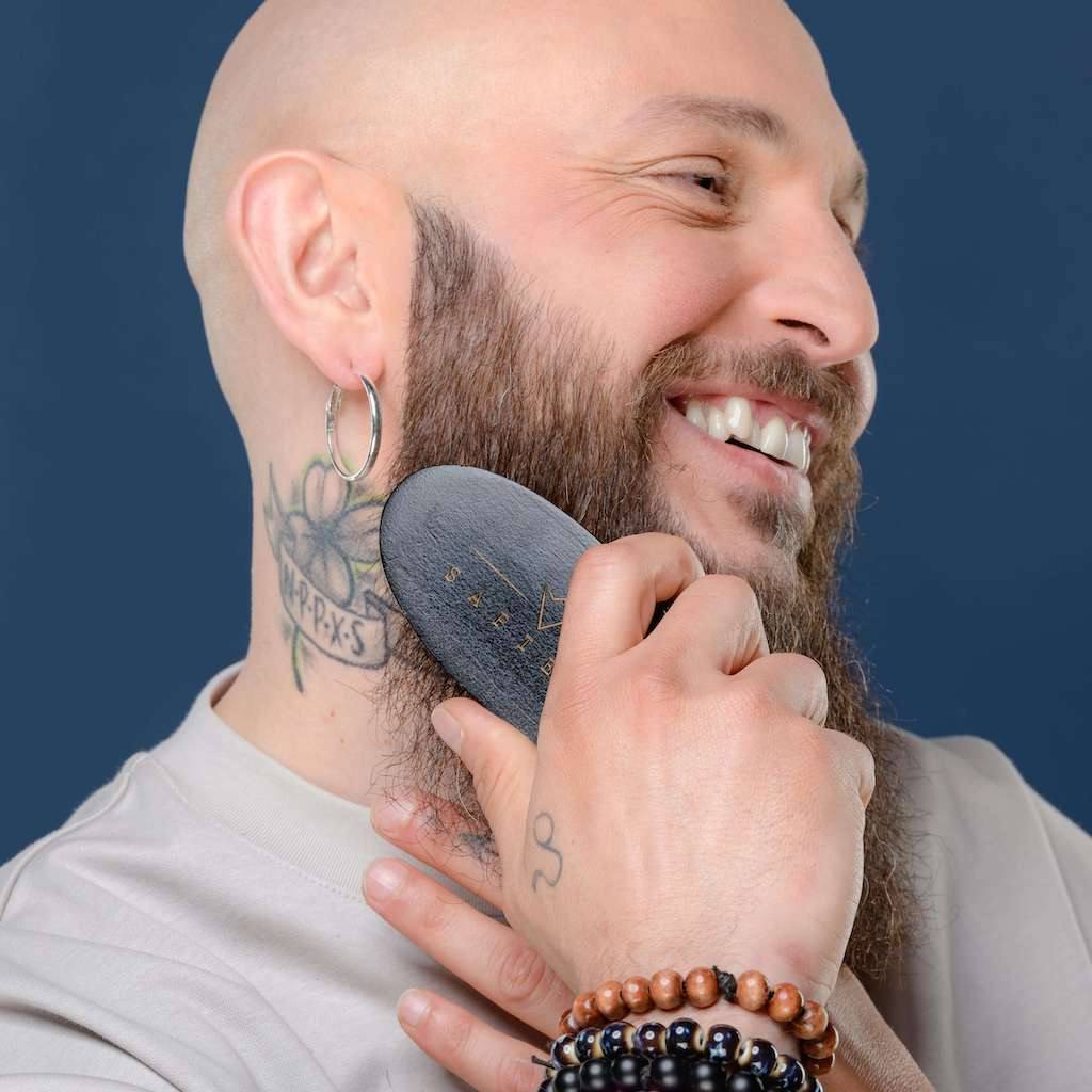 Brosse à Barbe en Poils de Sanglier - Sapiens