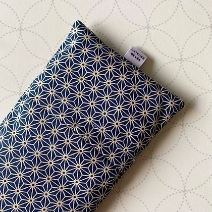 Coussin de relaxation et d'aromathérapie - L'Atelier de Léa - Asanoha Bleu
