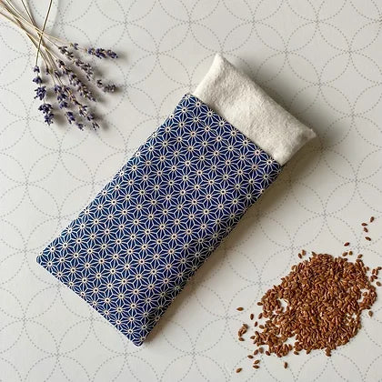 Coussin de relaxation et d'aromathérapie - L'Atelier de Léa - Asanoha Bleu
