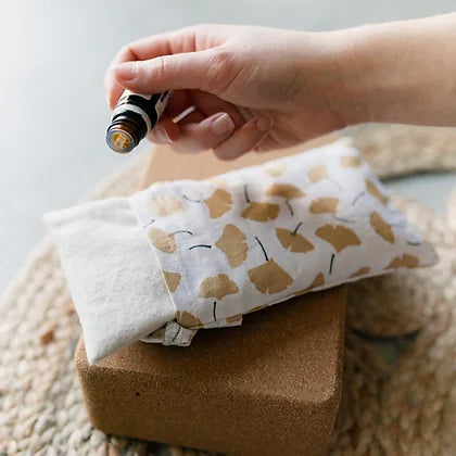 Coussin de relaxation et d'aromathérapie - L'Atelier de Léa - Ginkgo Or
