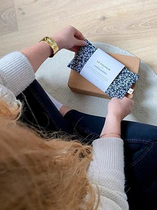Coussin de relaxation et d'aromathérapie - L'Atelier de Léa - Feuilles Noires