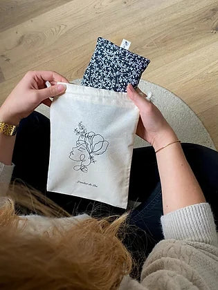 Coussin de relaxation et d'aromathérapie - L'Atelier de Léa - Feuilles Noires