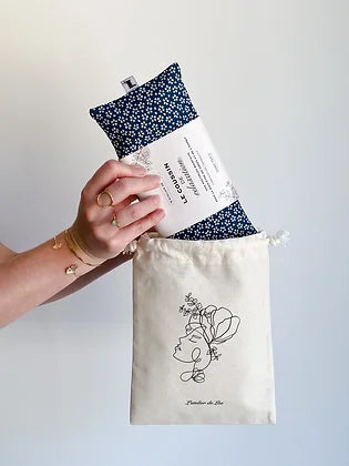 Coussin de relaxation et d'aromathérapie - L'Atelier de Léa - Fleurs de cerisier Bleu