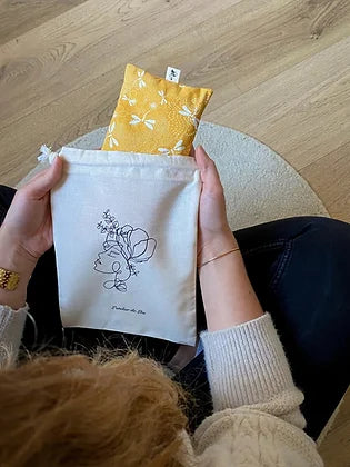 Coussin de relaxation et d'aromathérapie - L'Atelier de Léa - Libellule Jaune