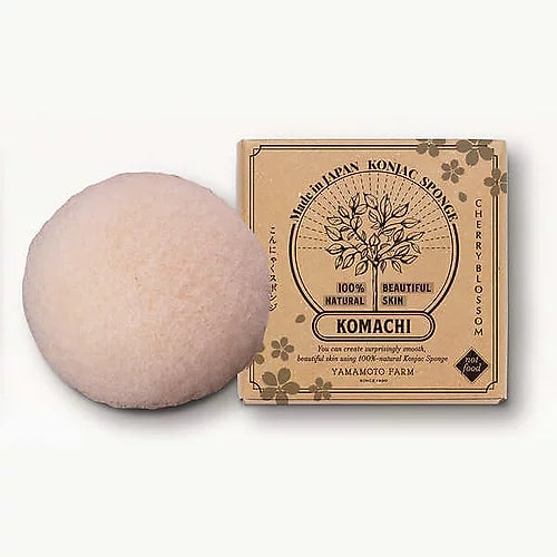 Eponge nettoyante Konjac BIO au Sakura BIJIN