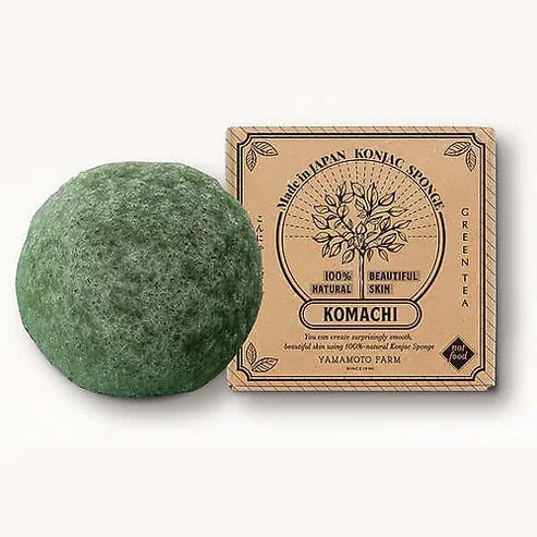 Eponge nettoyante Konjac BIO au Matcha BIJIN