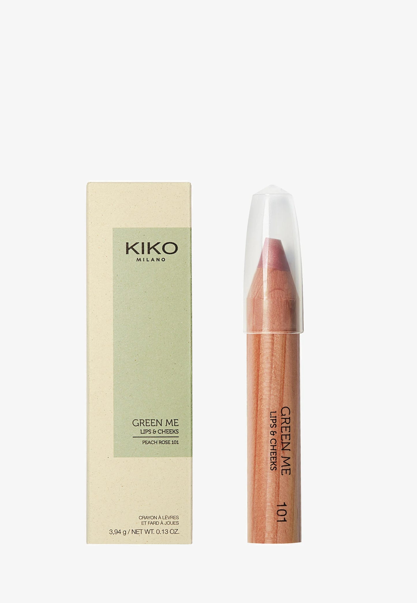 KIKO Milano Green Me Lips & Cheeks | Crayon Rouge À Lèvres Et Blush