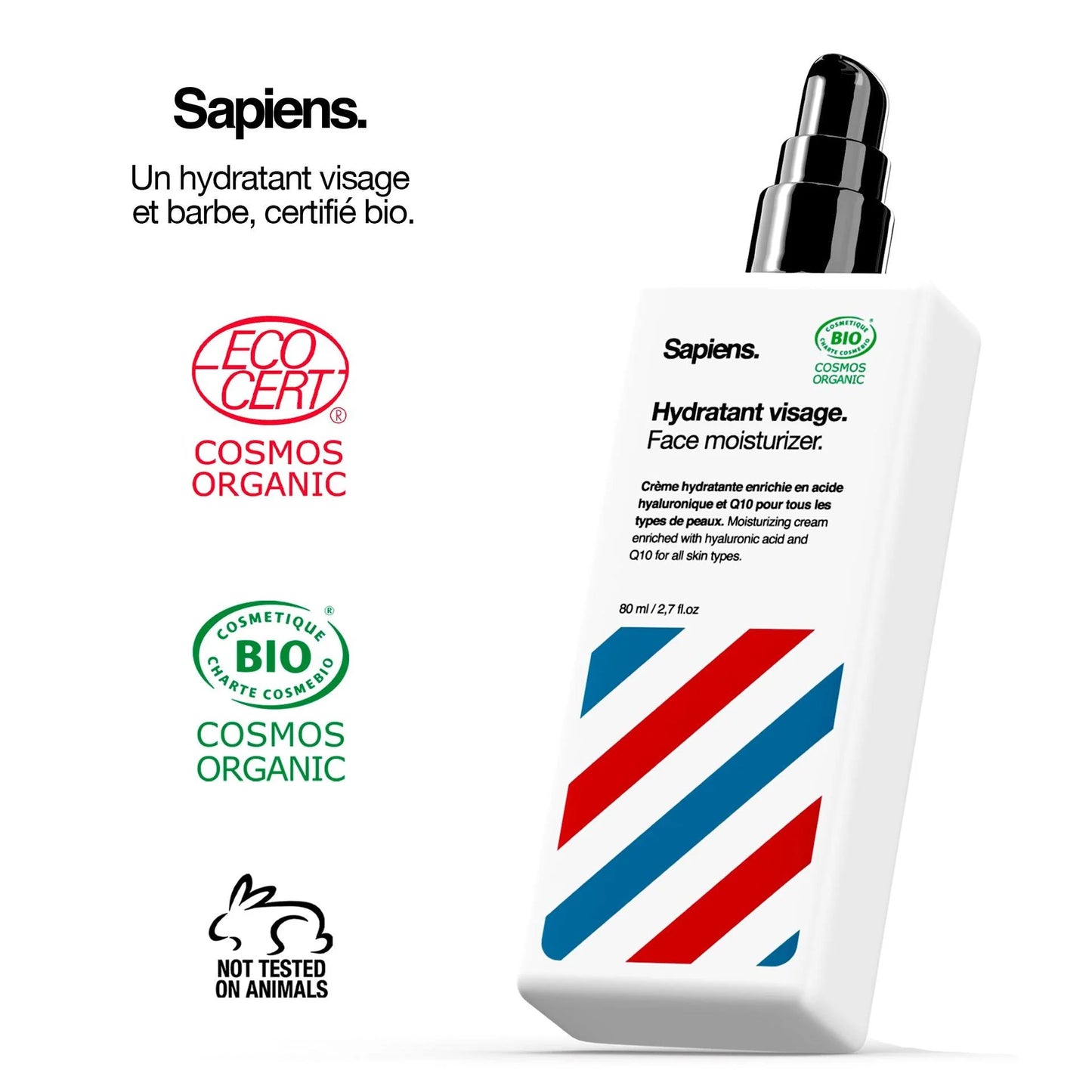 Hydratant Visage 80ml - Sapiens