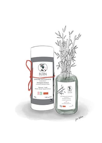 Poudre nettoyante et masque visage takesumi BIJIN