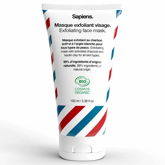 Masque Exfoliant Visage BIO 100 ml - SAPIENS
