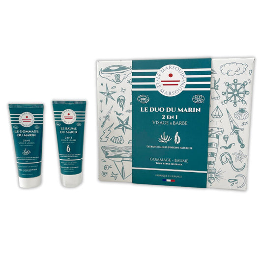 Coffret soin visage homme “Duo du Marin” - Le Marsouin