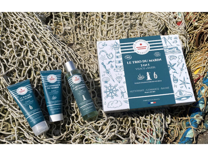 Coffret soin visage homme “Trio du Marin” - Le Marsouin