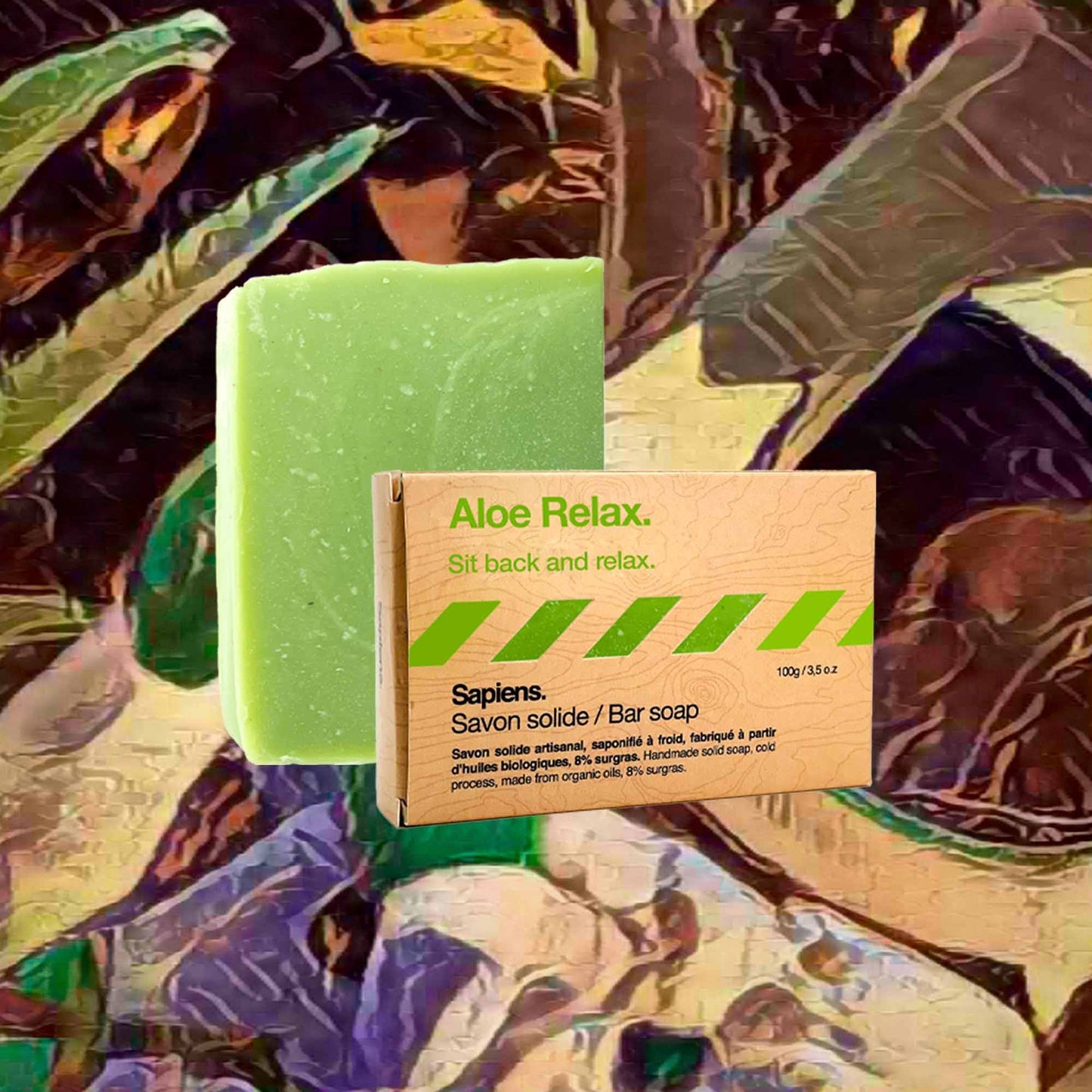 Savon solide Bio Aloe Relax - Sapiens