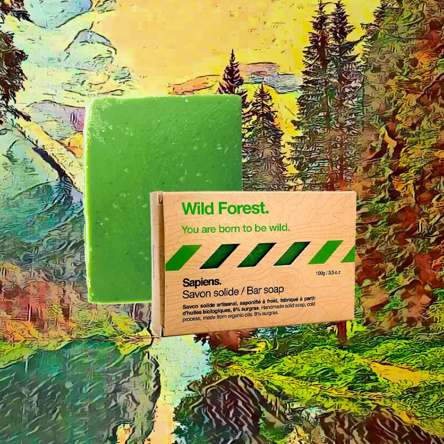 Savon solide Bio Wild Forest - Sapiens