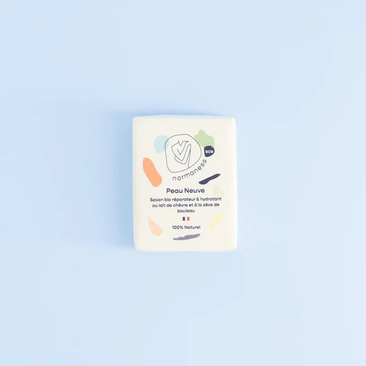 Peau neuve - Savon solide biologique réparateur & hydratant - Normaness