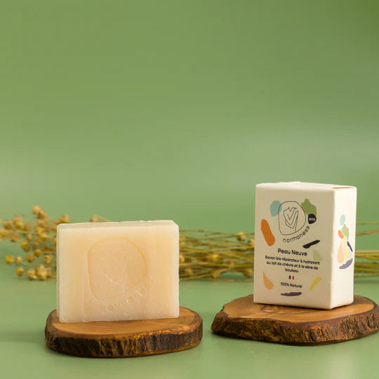 Peau neuve - Savon solide biologique réparateur & hydratant - Normaness